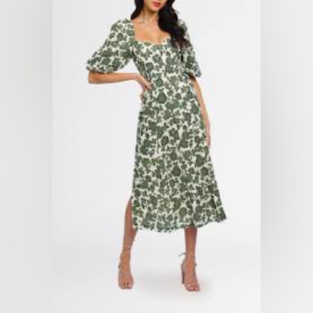 MON RENN Botanic Midi Dress - Picture 2 of 7